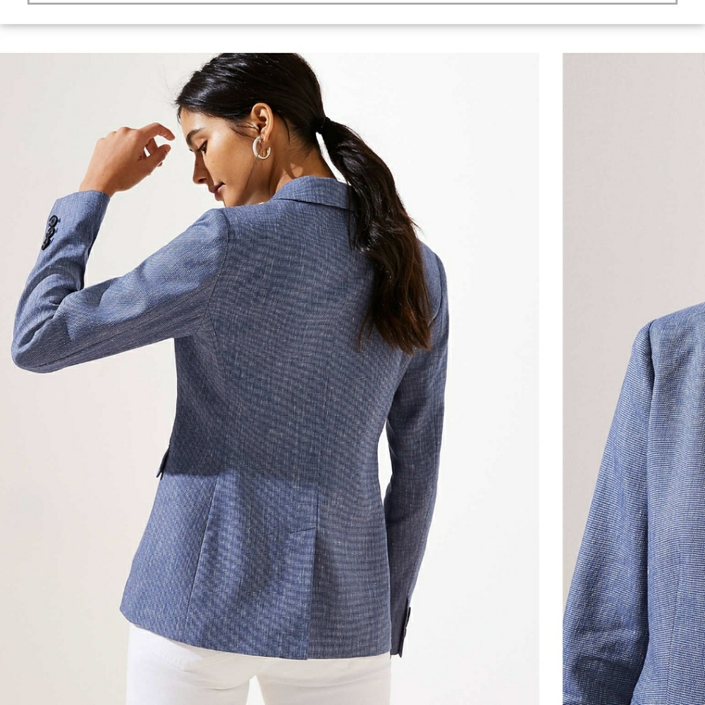 Loft textured modern blazer